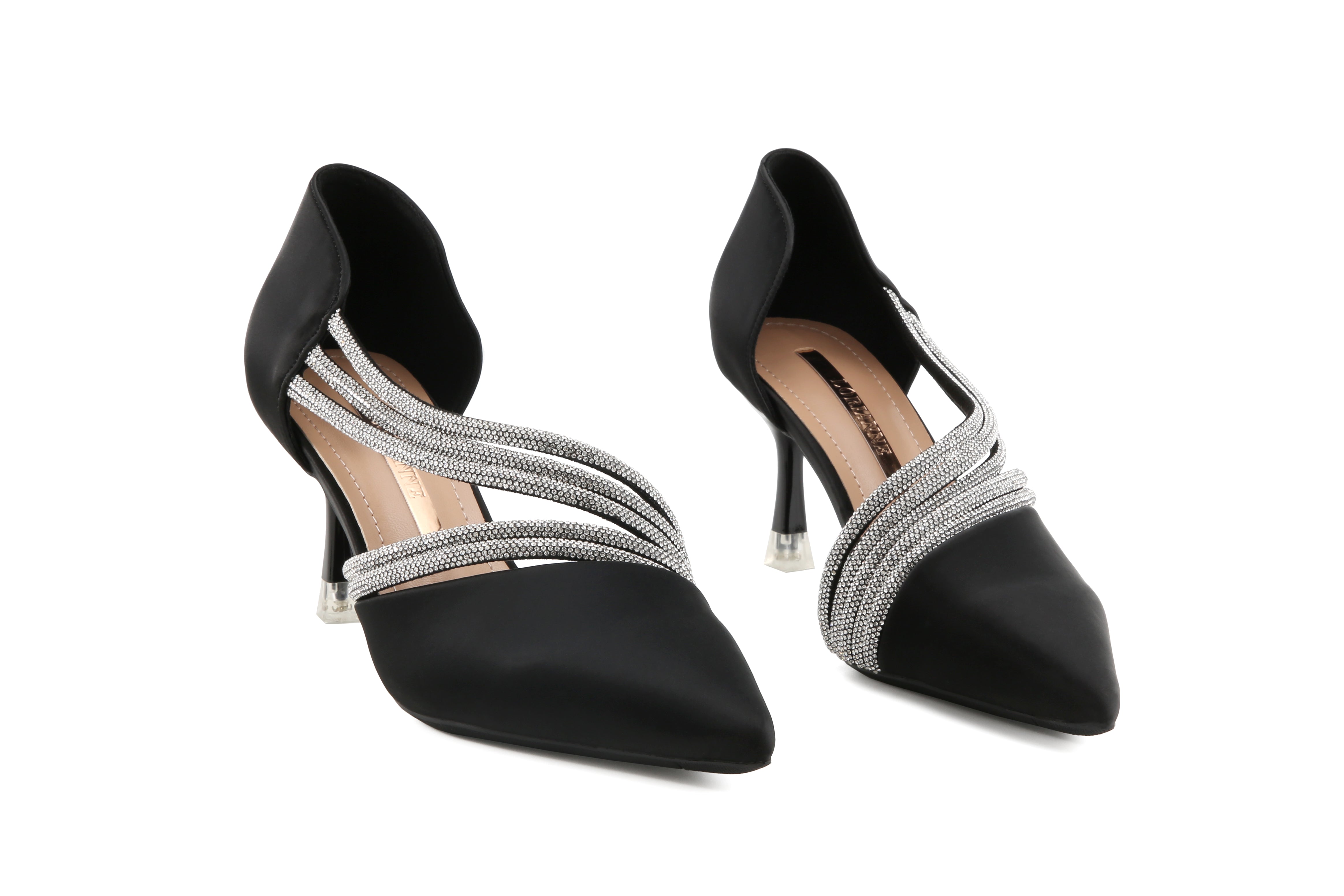 Fabric crystal pumps