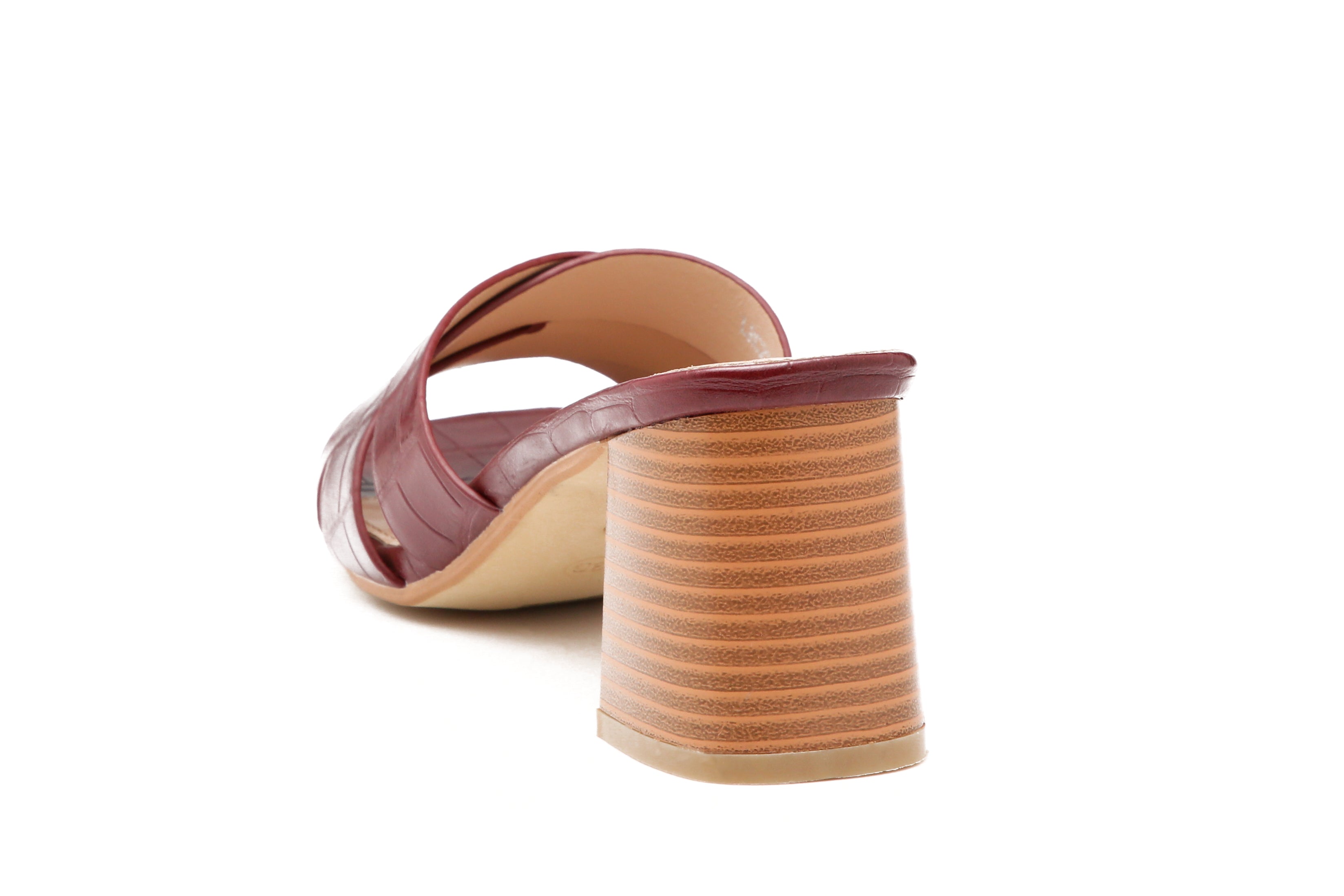 Leather heel slide 25