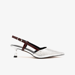 Cosima-Silver/Burgundy