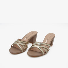 Ruby - Khaki/Gold