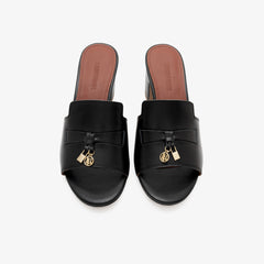 Eudora-Black leather